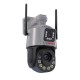 Camera de supraveghere profesionala WIFI Visoli™ QW25-ZOOM UHD, Lentila Dubla, 36X Zoom Optic, Vedere Nocturna 120 M